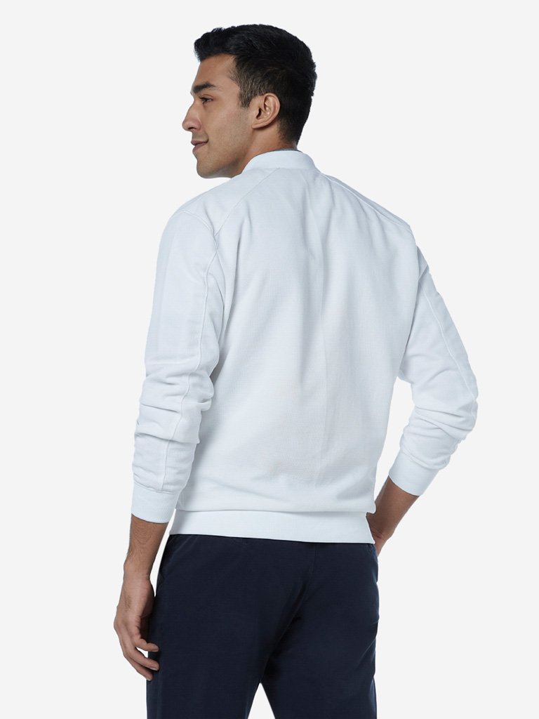 Ascot White Relaxed Fit Jacket