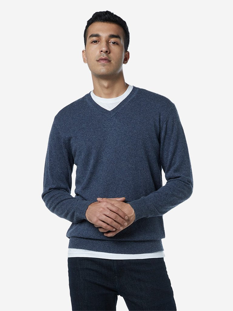 Ascot Dark Grey Relaxed Fit Sweater