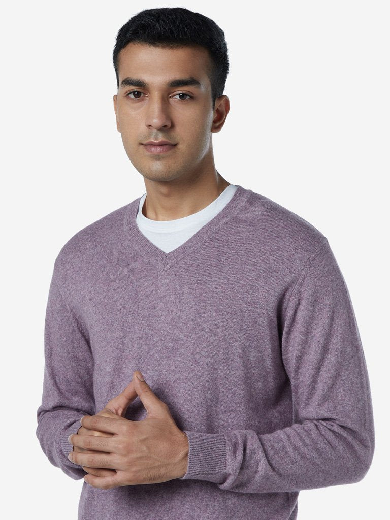 Ascot Lavender Relaxed Fit Sweater