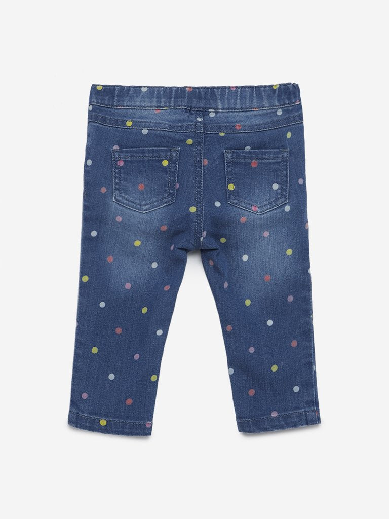 Baby HOP Blue Polkadot Jeans