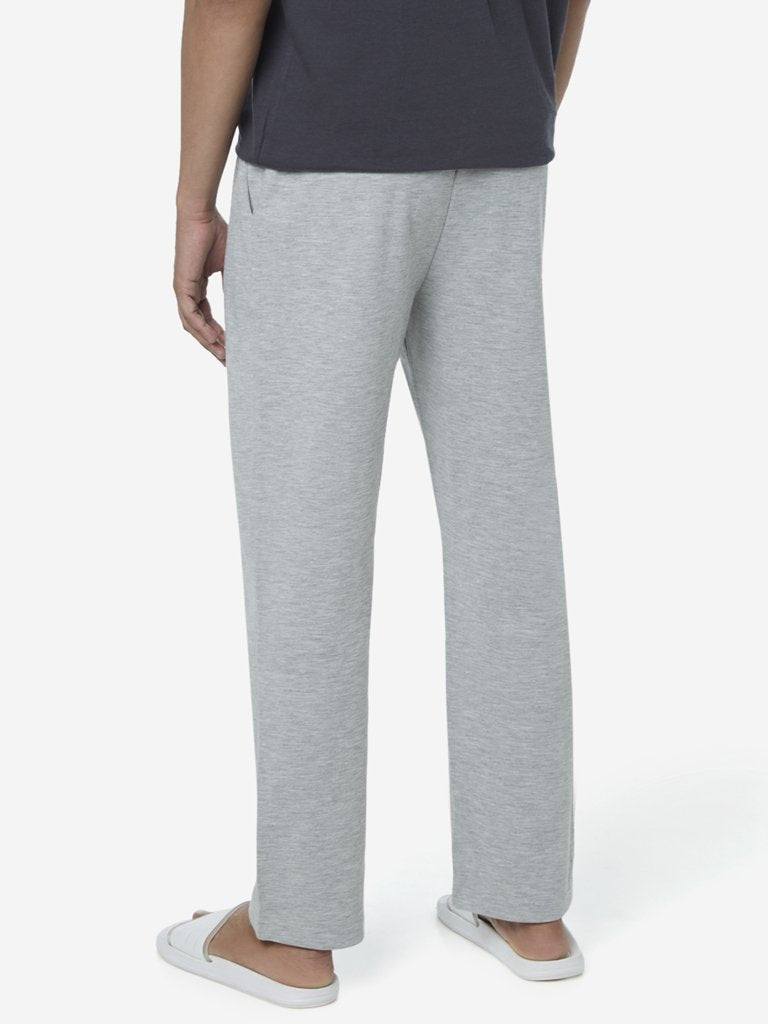 WES Lounge Light-Grey Relaxed Fit Trackpants