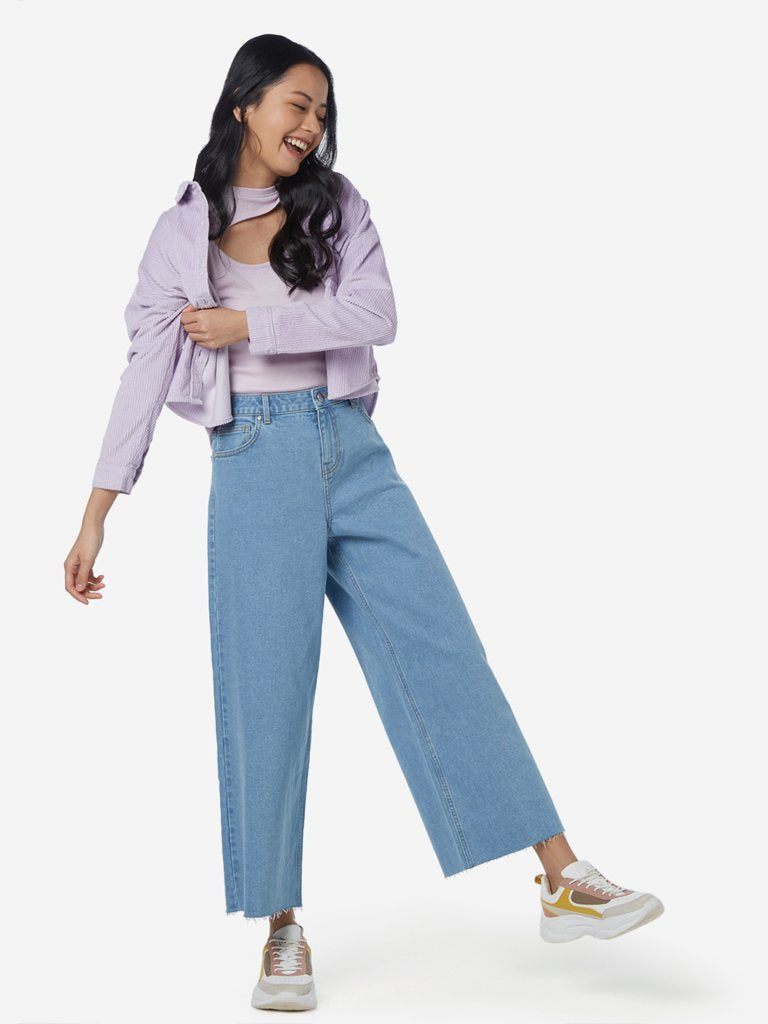 Nuon Light Blue Flared Jeans