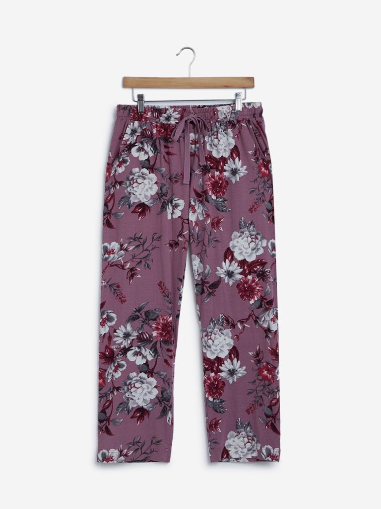 Wunderlove Multicoloured Floral Printed Pyjamas