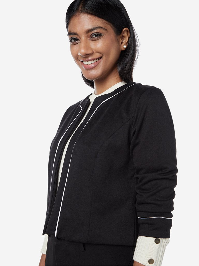 Wardrobe Black Cropped Jacket