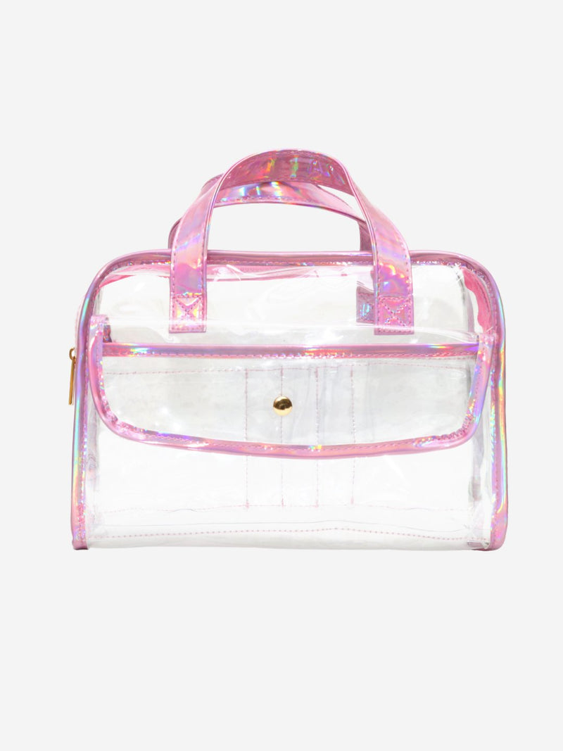 Studiowest Holographic Transparent Vanity Pink Bag
