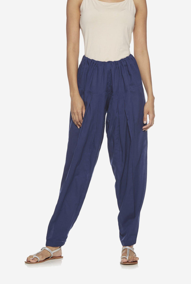 Utsa Navy Solid Salwar