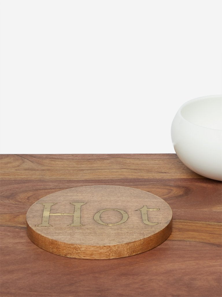 Westside Home Brown Wooden Trivet