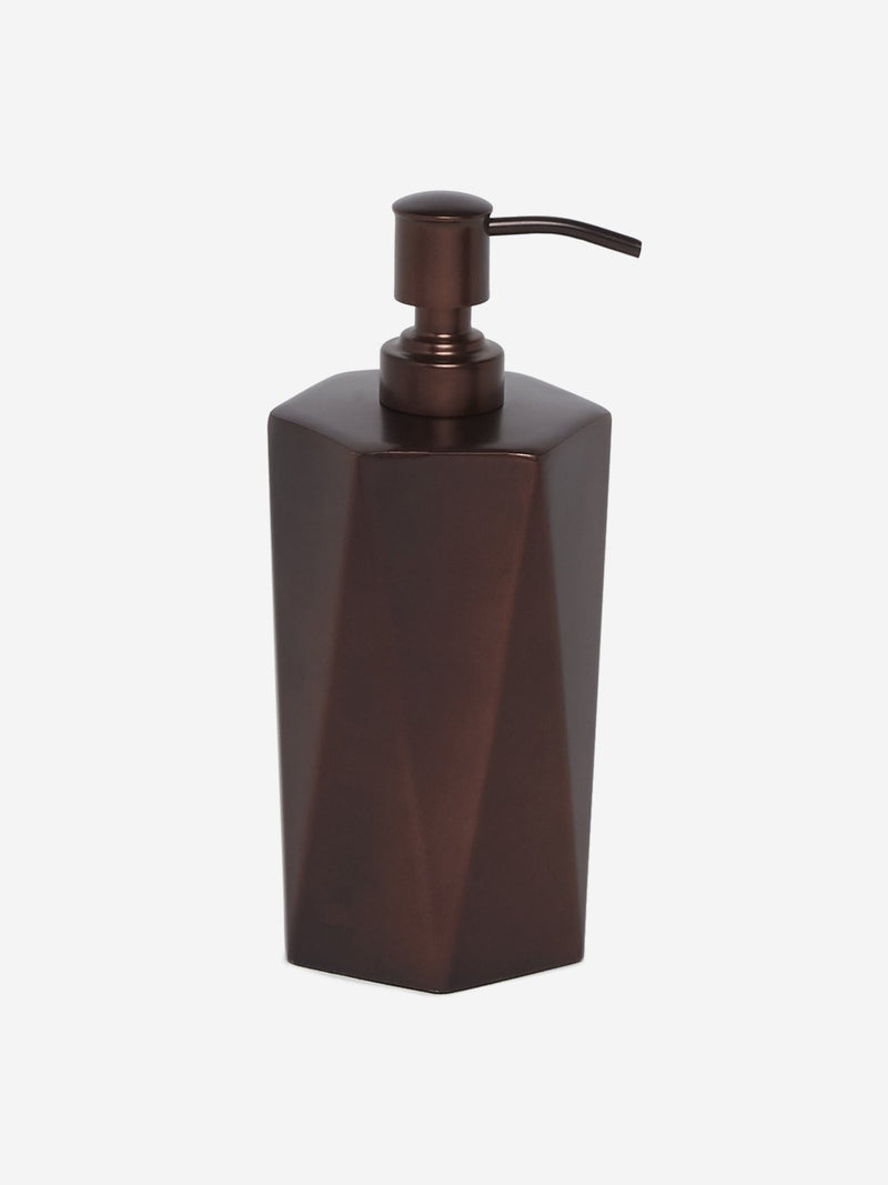 Westside Home Bronze Hexagon Design Soap Dispenser