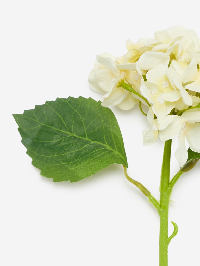 Westside Home Off White Artificial Small Hydrangea Flower