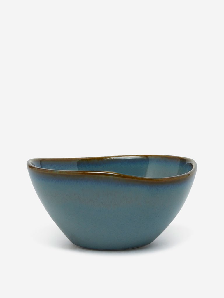 Westside Home Grey Small Porcelain Bowl