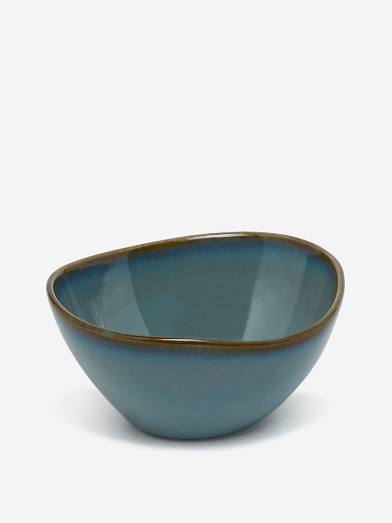 Westside Home Grey Small Porcelain Bowl
