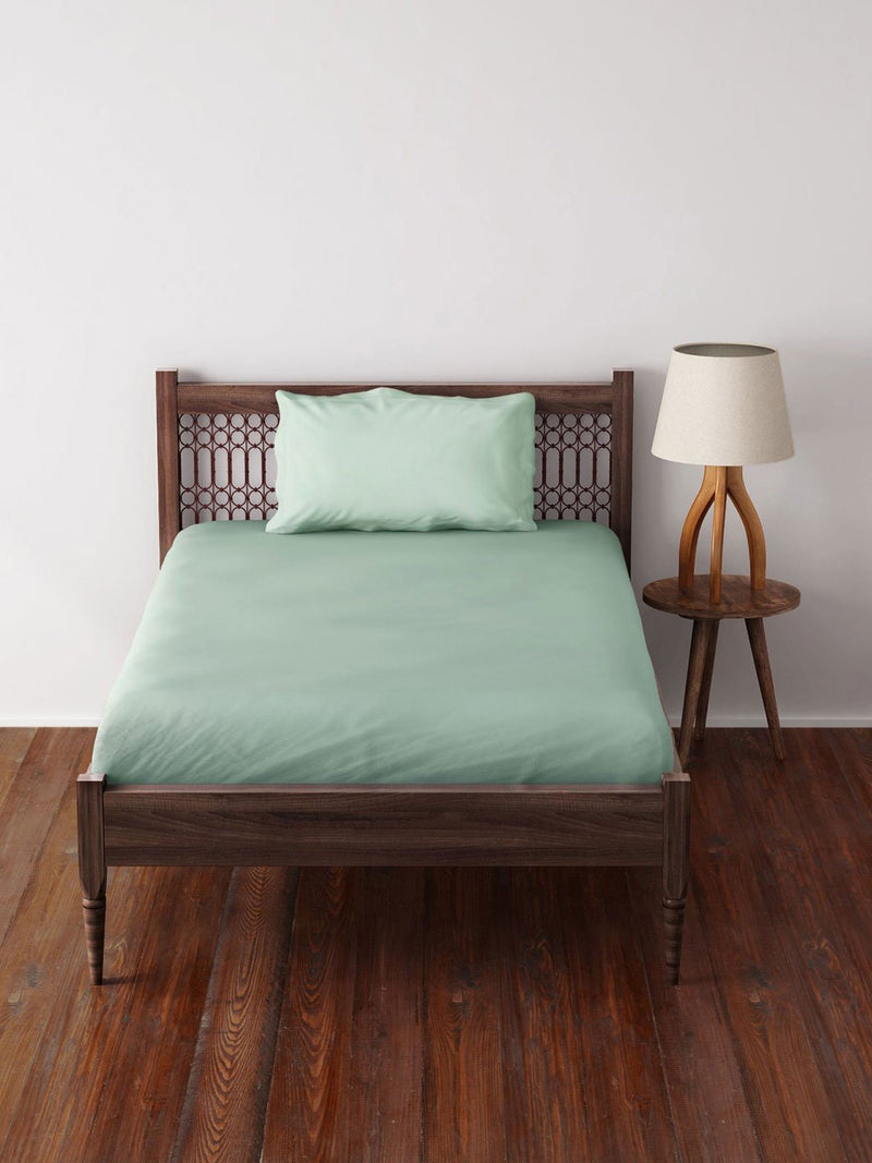 Westside Home Mint Bed Sheet with Pillowcase Set