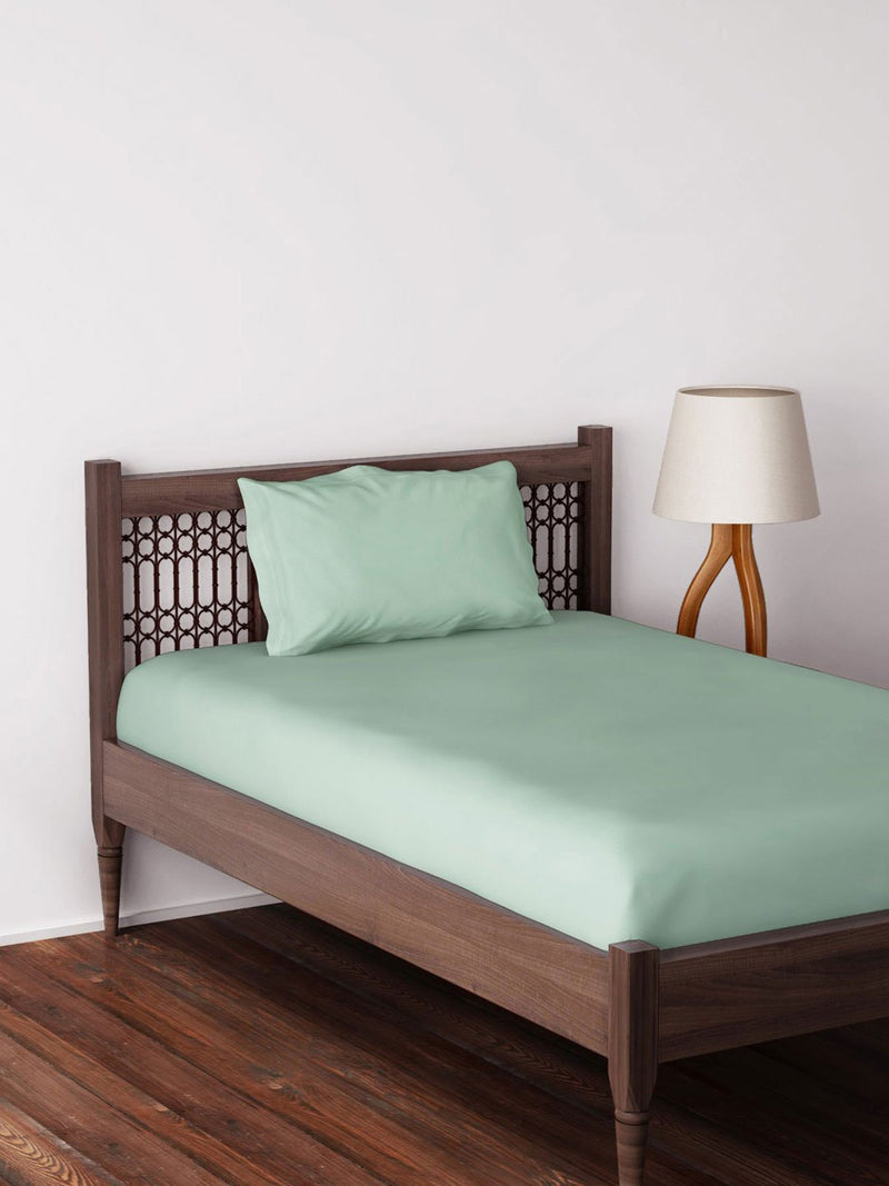 Westside Home Mint Bed Sheet with Pillowcase Set