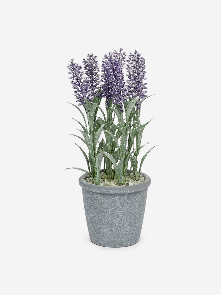 Westside Home Purple Artificial Lavender Plant