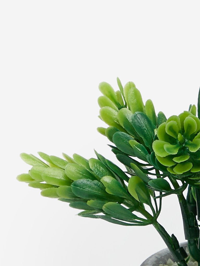 Westside Home Green Artificial Pine Cone Plant