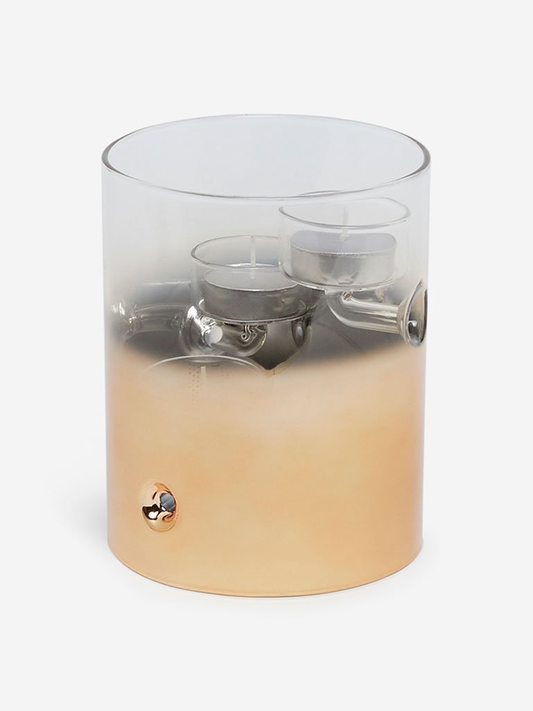 Westside Home Multiple Gold Tealight Candle Holder