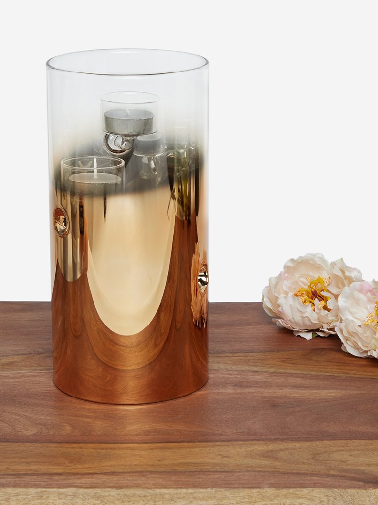 Westside Home Large Multiple Gold Tealight Candle Holder