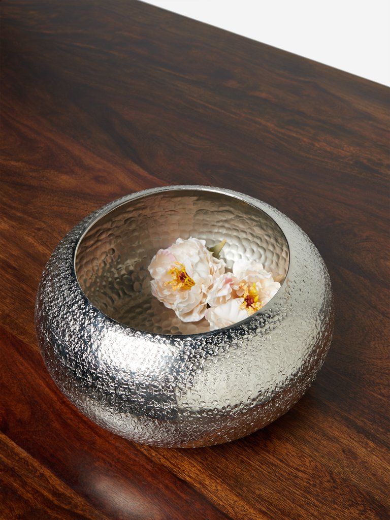 Westside Home Silver Decorative Small Bowl