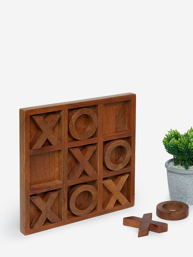 Westside Home Brown Noughts And Crosses Set