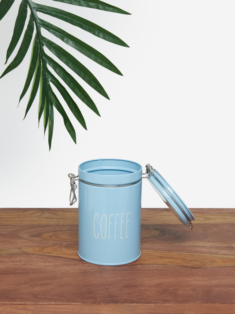 Westside Home Blue Coffee Canister