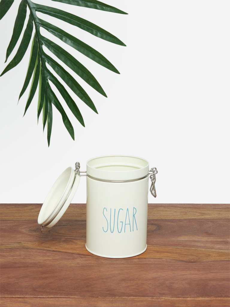 Westside Home Cream Coloured Sugar Canister