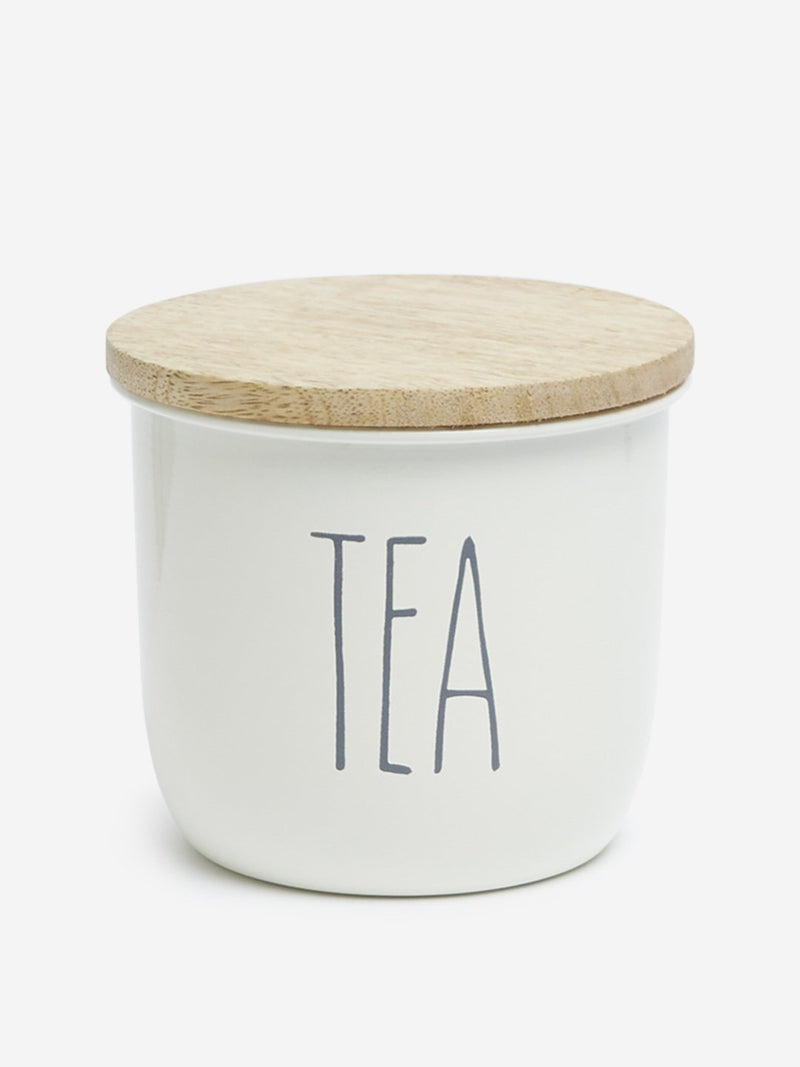 Westside Home Off-White Tea Canister