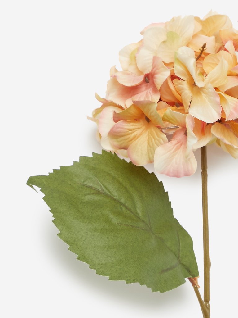 Westside Home Champagne Artificial Large Hydrangea Flower