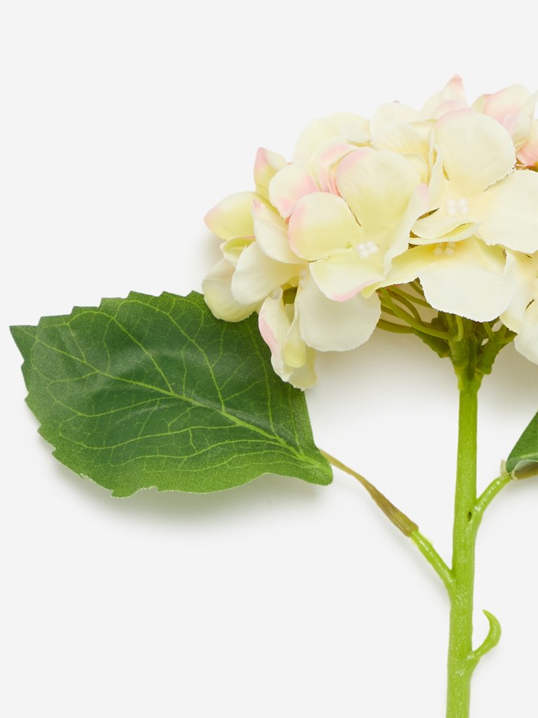 Westside Home Champagne Artificial Small Hydrangea Flower