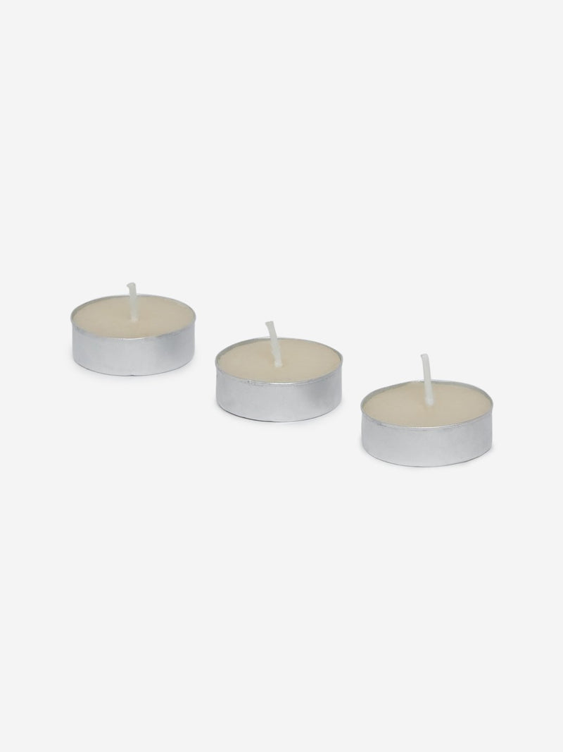 Westside Home Beige Tea-Light Candles Set of Forty