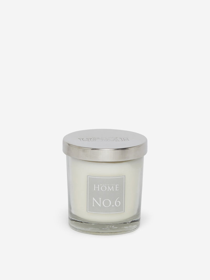 Westside Home White No.6 Short Scented Candle