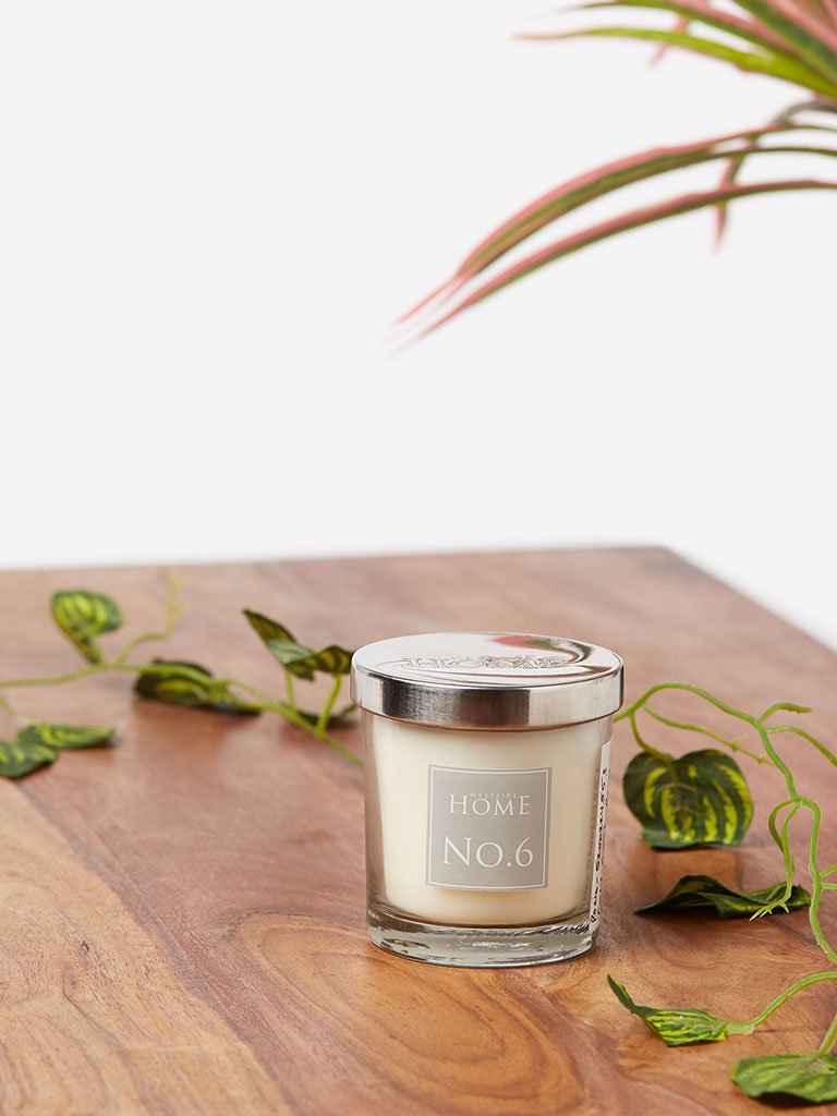 Westside Home White No.6 Short Scented Candle