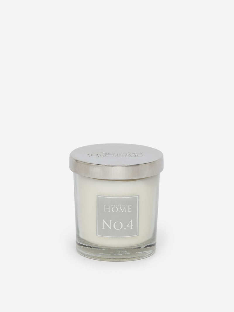 Westside Home White No.4 Short Scented Candle