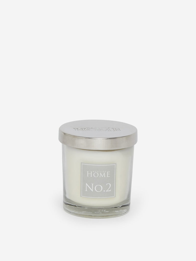 Westside Home White No.2 Short Scented Candle