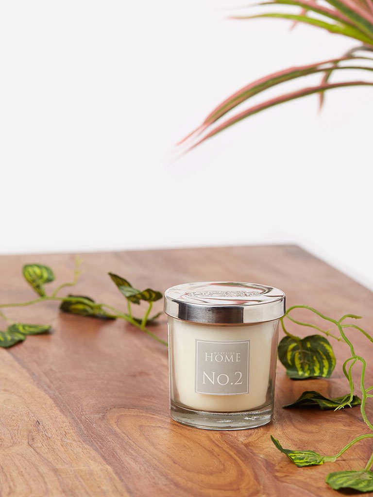 Westside Home White No.2 Short Scented Candle