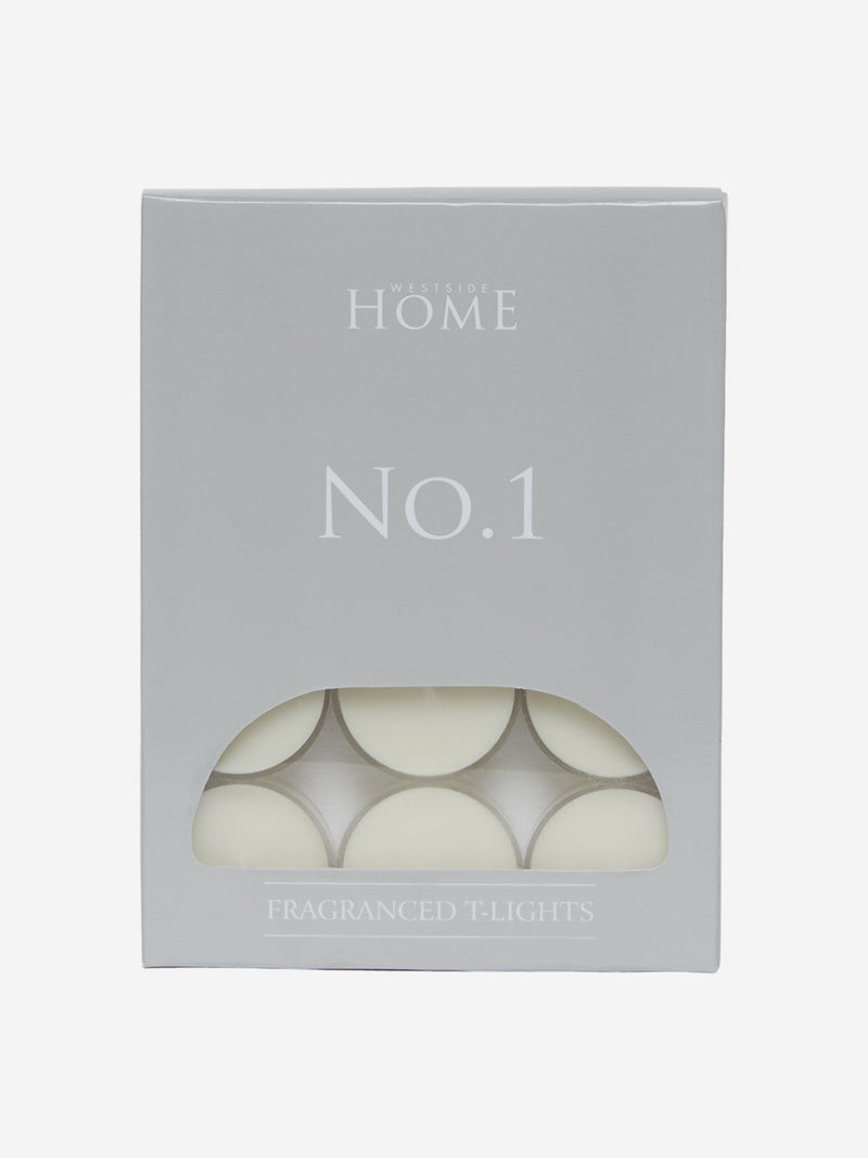 Westside Home White No.1 Fragranced Tea-Light Candles Set of Twelve