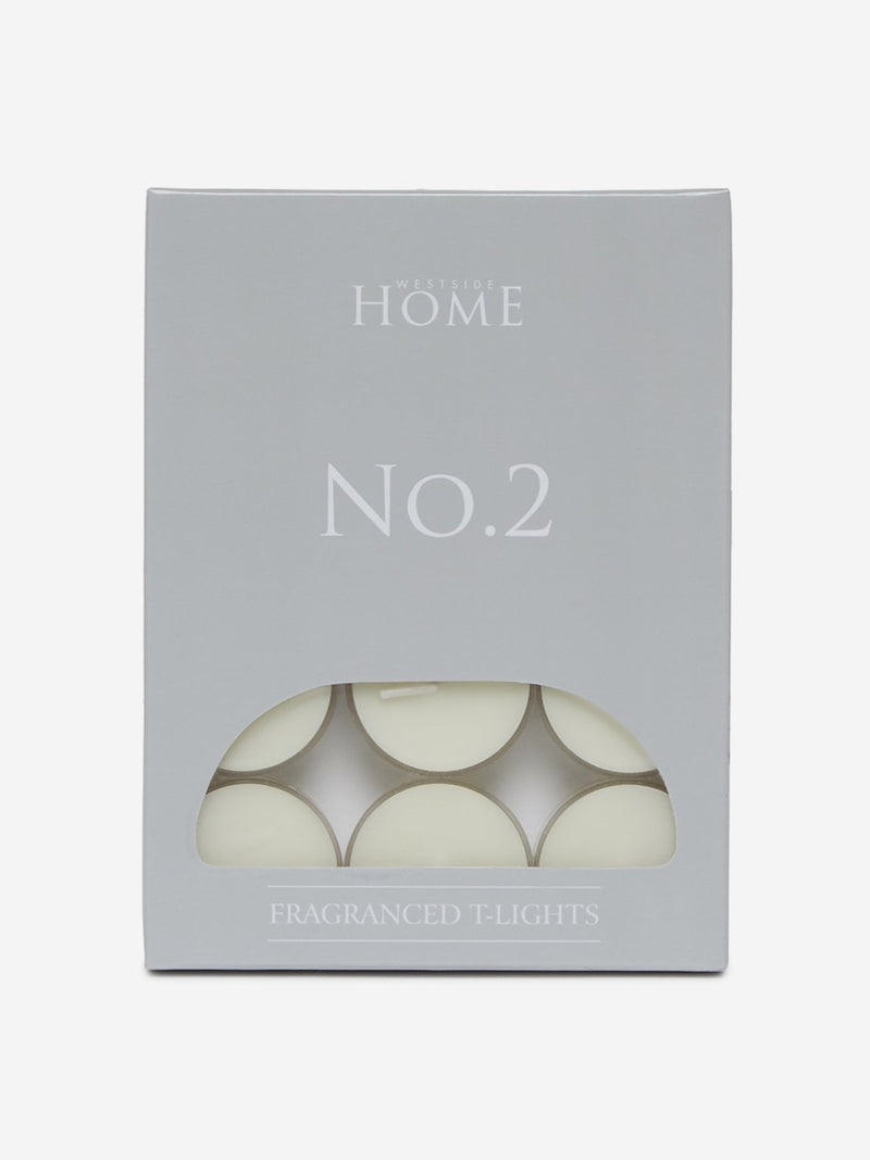 Westside Home White No.2 Fragranced Tea-Light Candles Set of Twelve