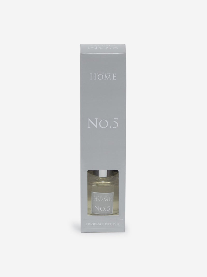 Westside Home Clear No.5 Fragrance Diffuser With Four Reed Sticks