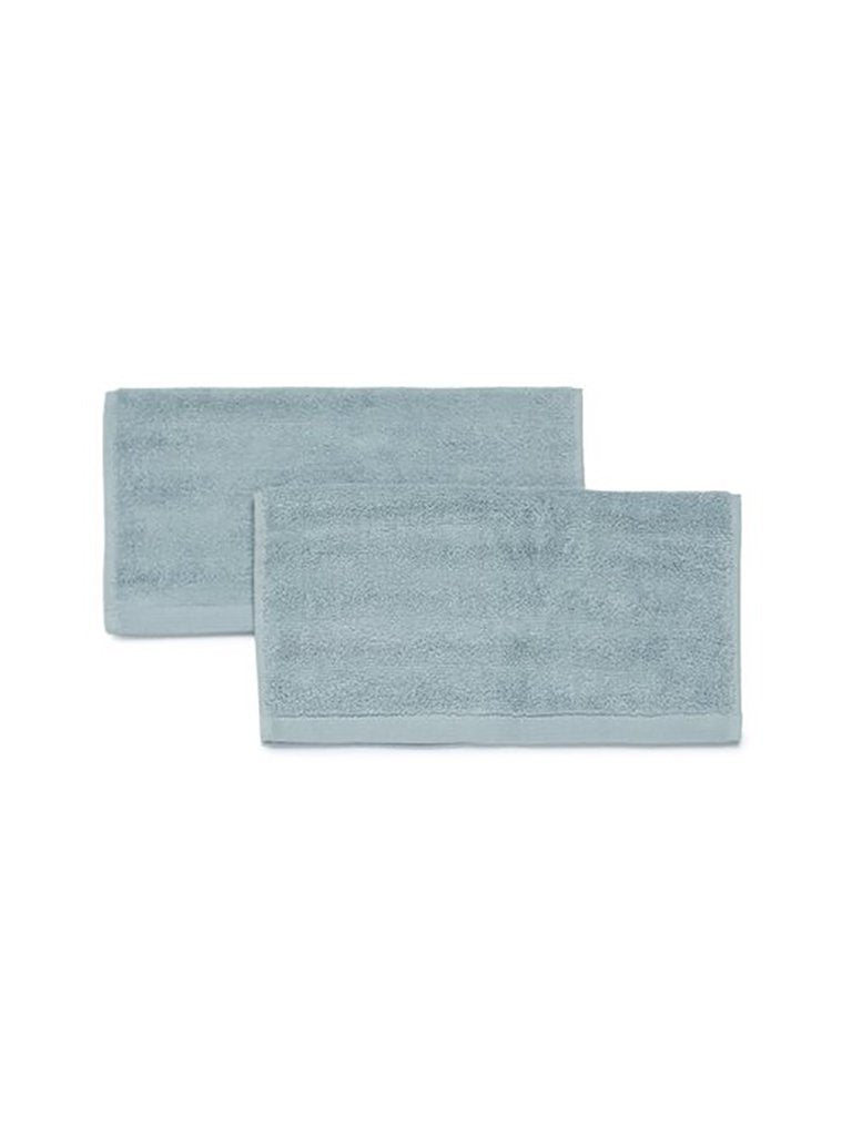 Westside Home Aqua 520 GSM Face Towel Set Of Two