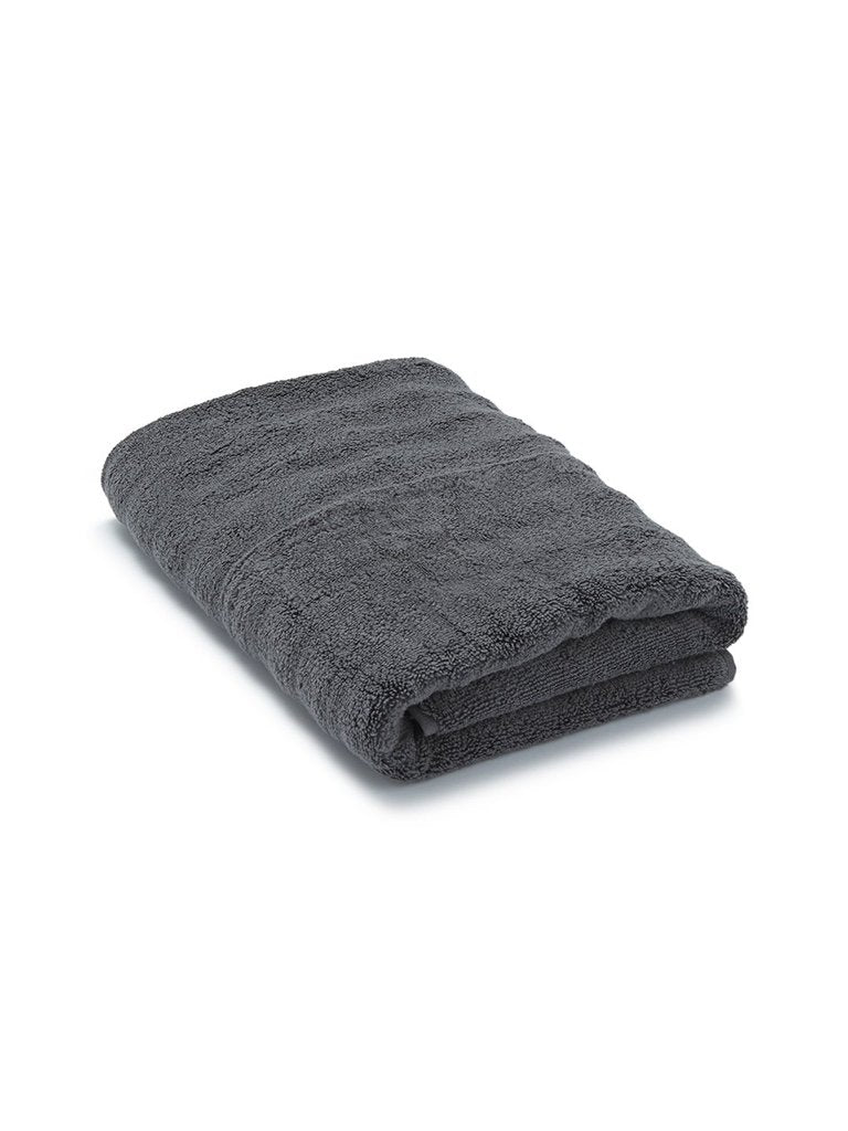 Westside Home Charcoal 520 GSM Bath Towel