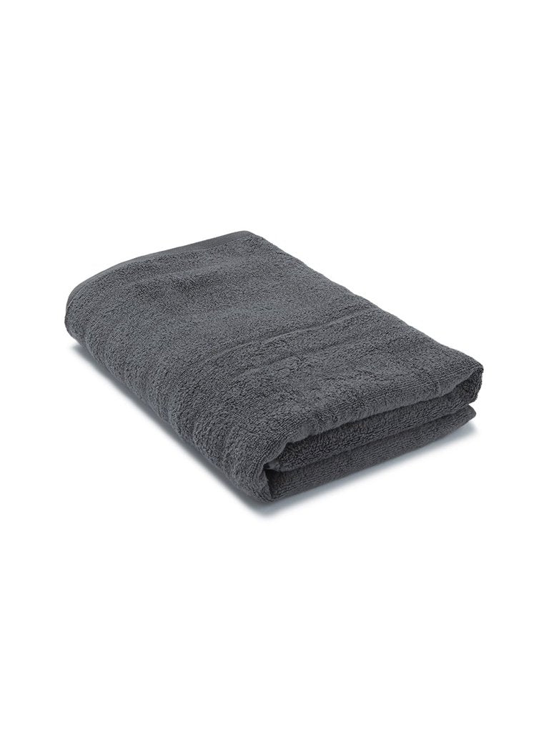 Westside Home Charcoal 520 GSM Large Bath Towel