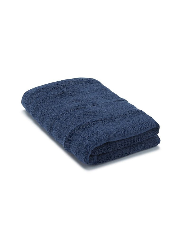 Westside Home Navy 520 GSM Bath Towel