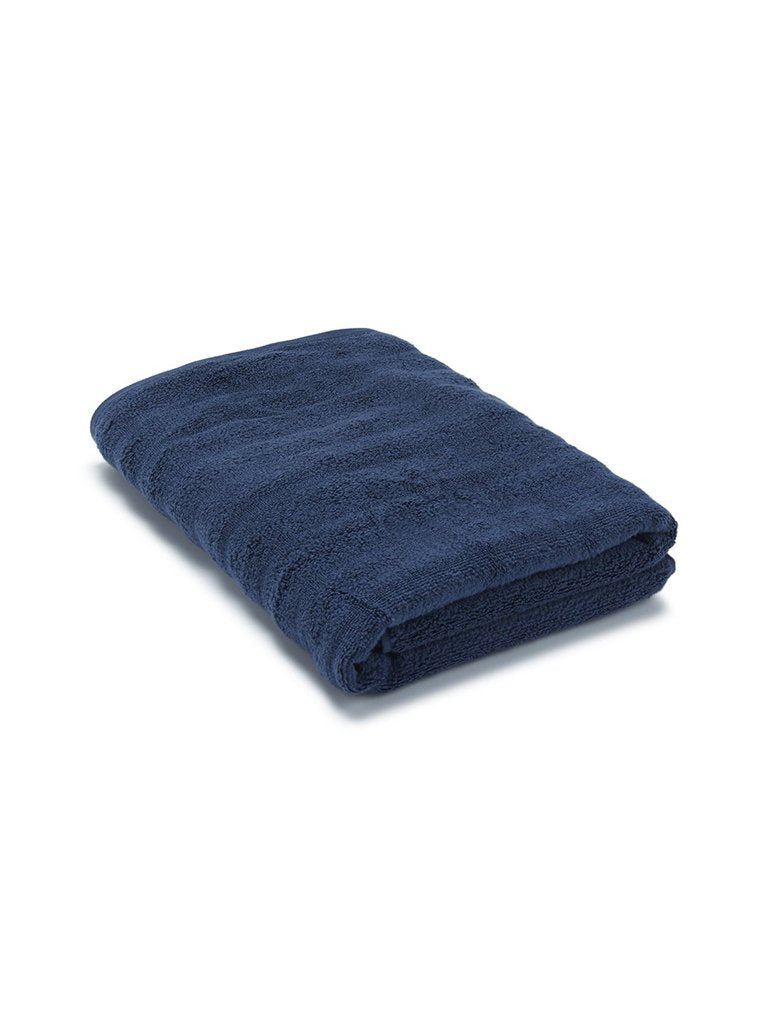 Westside Home Navy 520 GSM Large Bath Towel