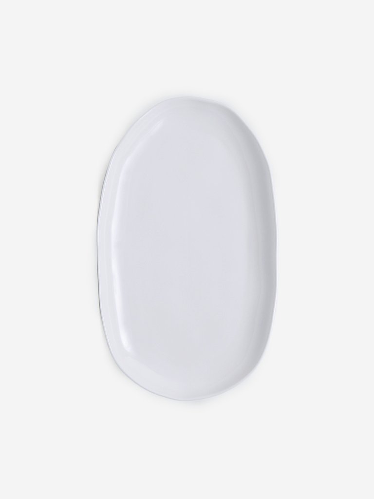 Westside Home White Large Platter