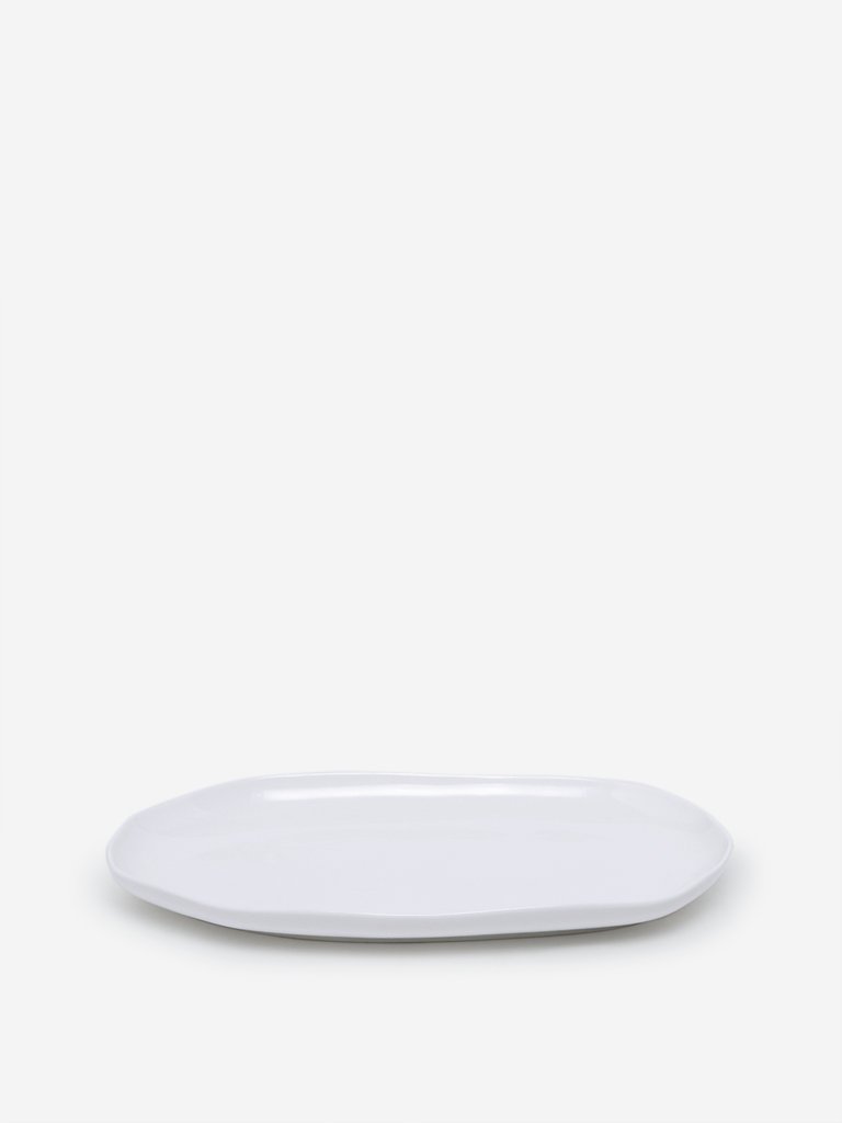 Westside Home White Large Platter