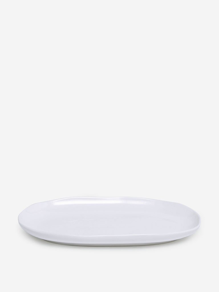 Westside Home White Small Platter