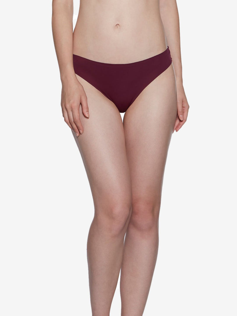 Wunderlove Burgundy Claret Lace Briefs