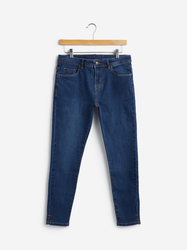 LOV Dark Blue Denim Joy Jeans