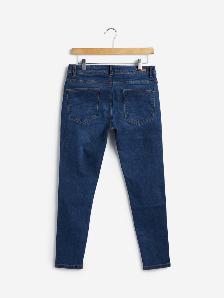 LOV Dark Blue Denim Joy Jeans