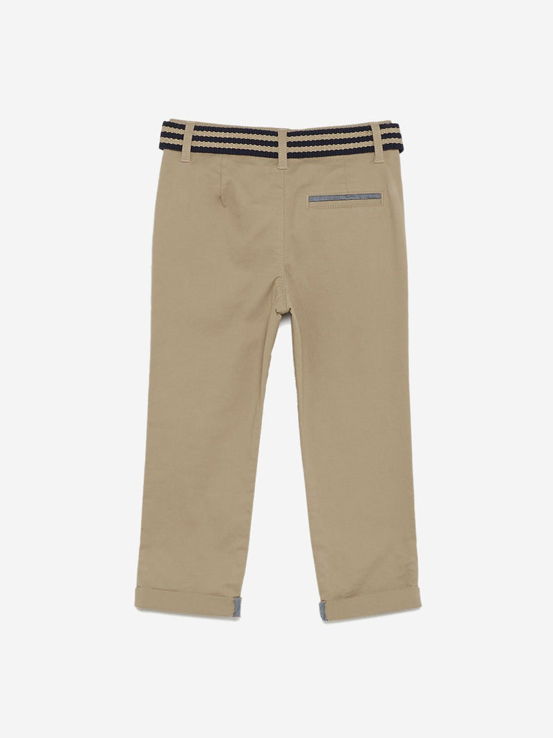 HOP Kids Beige Chinos With Belt