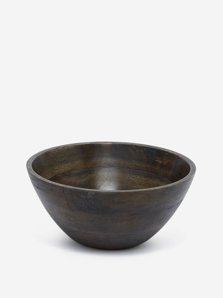 Westside Home Brown Wooden Bowl